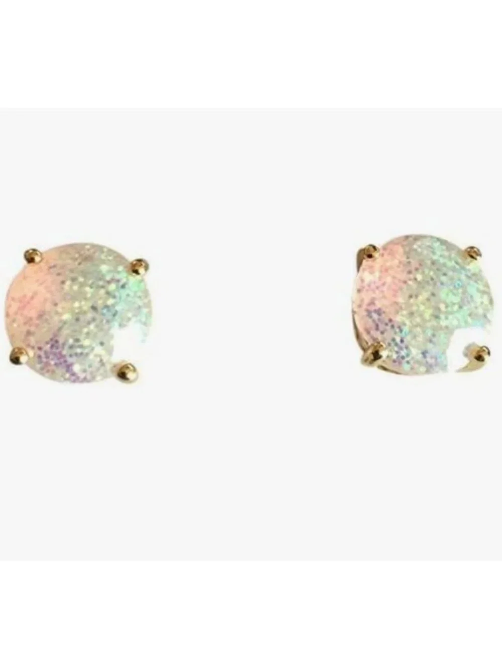Kate Spade New York Earrings Opal Gumdrop Iridescent Glitter Studs